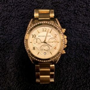 Michael Kors Gold Oversized watch